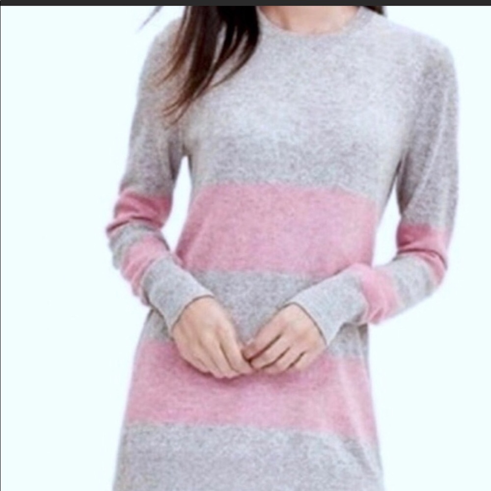 BANANA REPUBLIC Striped Wool Blend Sweater • XS
